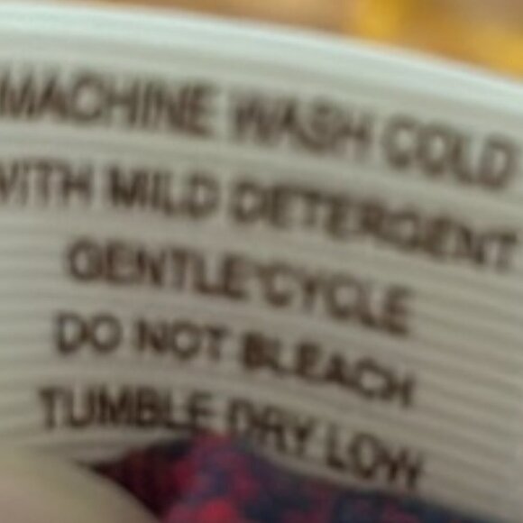 Eden & Olivia Red & Navy Plaid Long Sleeve Button-Down Flannel Shirt NWOT XL - Picture 9 of 9